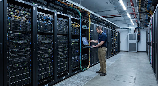 Servers in data center